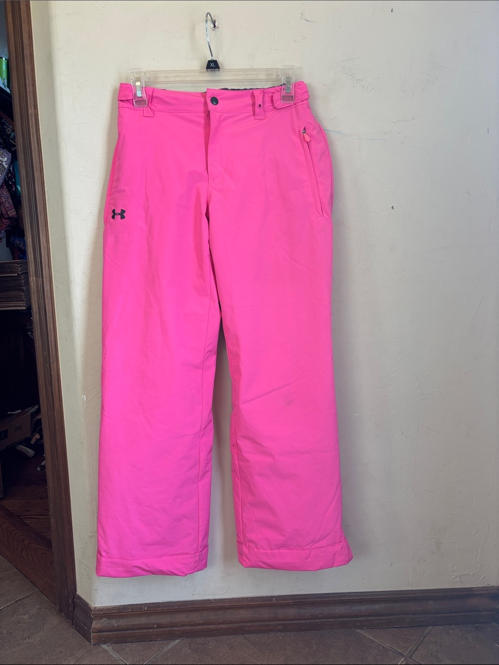 UA cold gear infrared wide leg ski pants! Youth 10/12